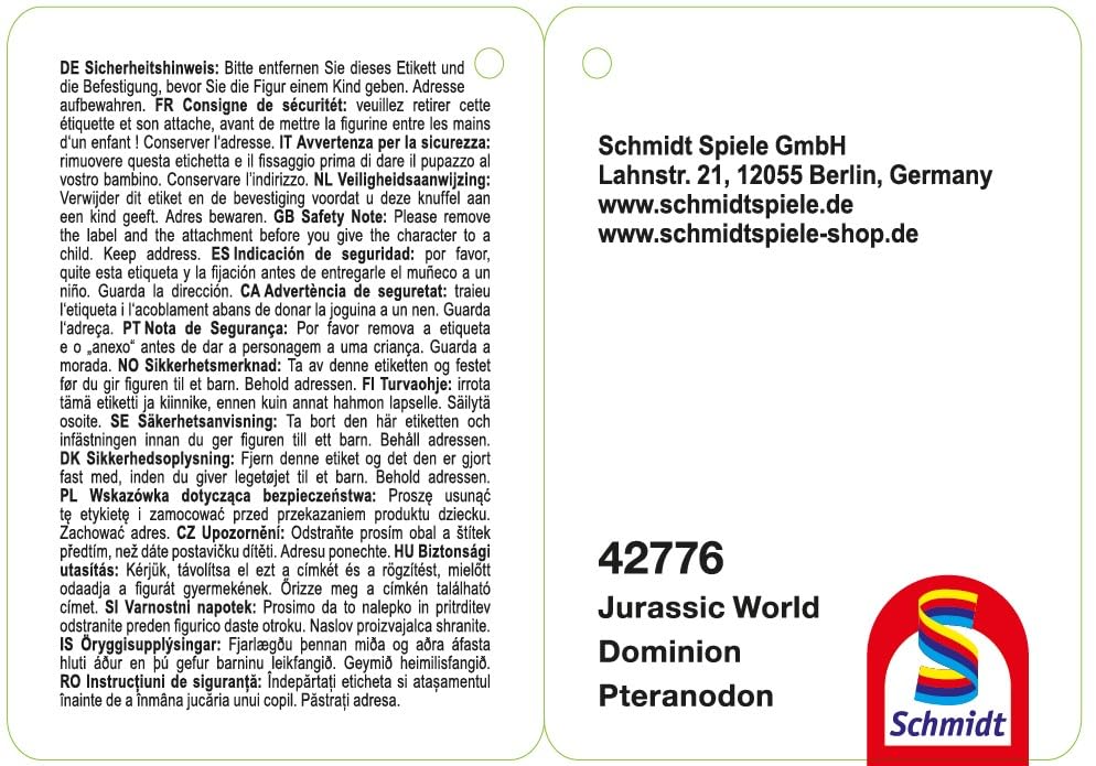 schmidt-spiele-classic-line-jurassic-world-pteranodon-pl-sch-25cm image 5