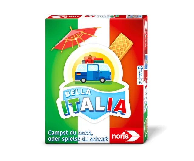 noris-deluxe-bella-italia-camping-kartenspiel-ab-8-jahre image 1