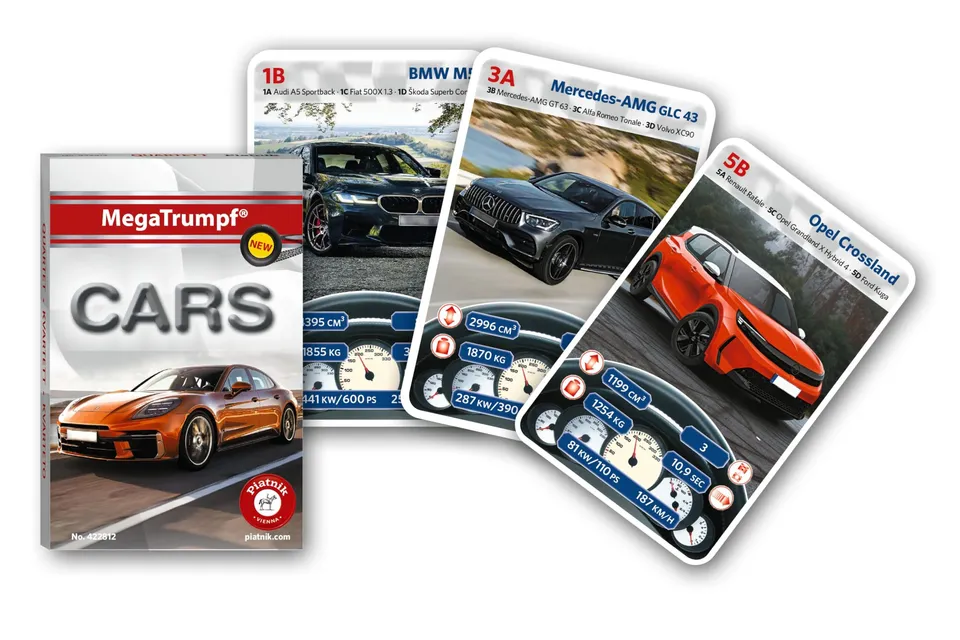 piatnik-megatrumpf-4228-quartett-autos-kartenspiel-ab-6-jahren image 1