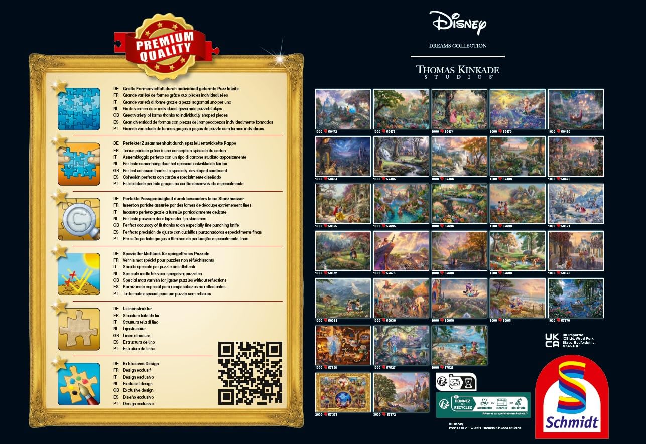 schmidt-spiele-thomas-kinkade-mickey-minnie-puzzle-6000-teile image 3