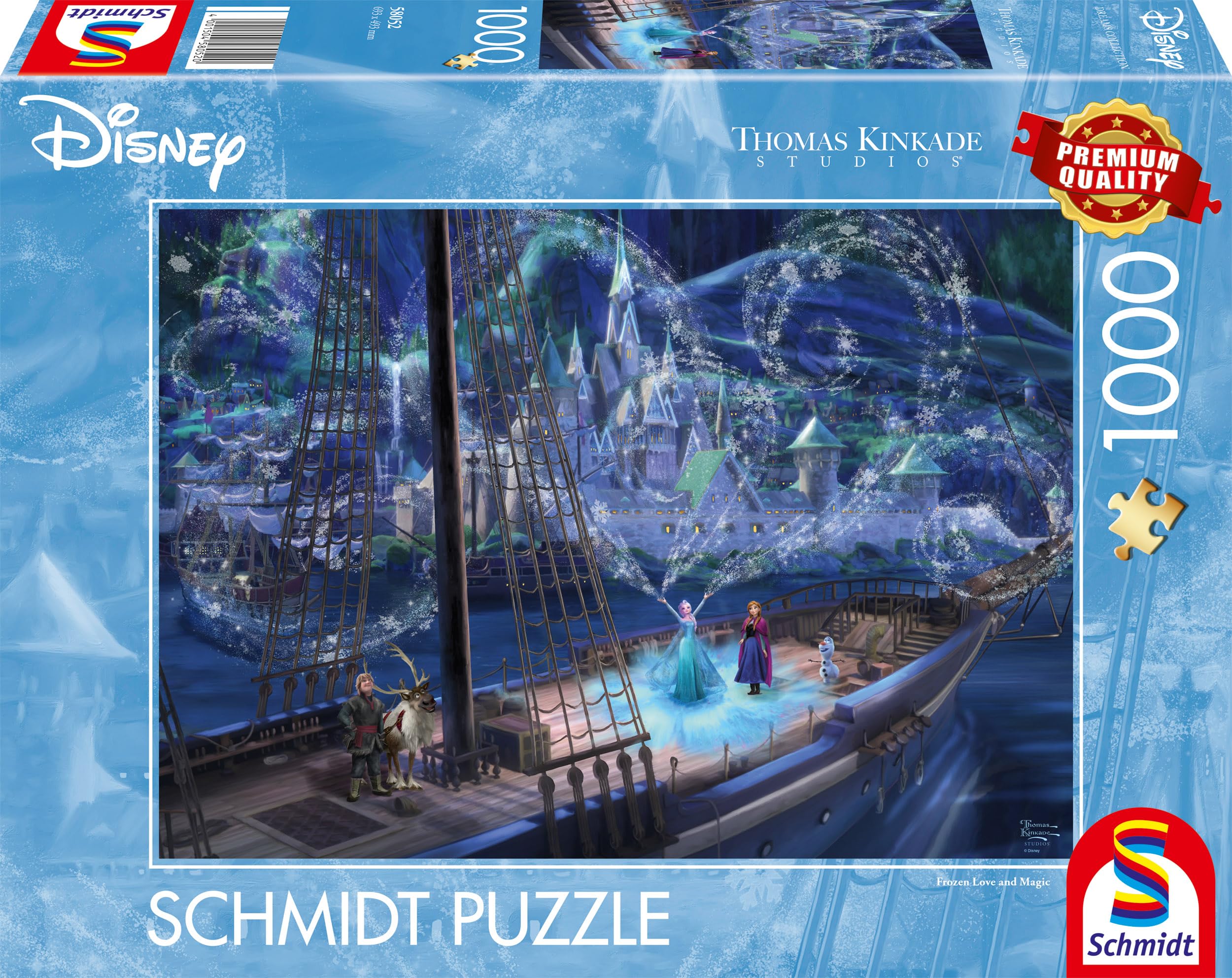 schmidt-spiele-thomas-kinkade-frozen-puzzle-1000-teile-love-and-magic image 4