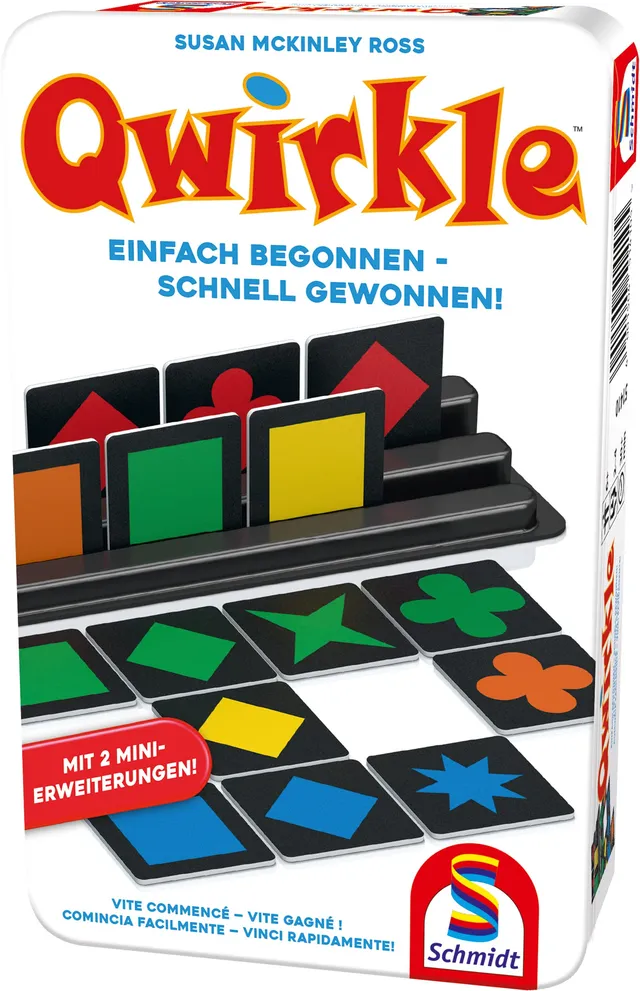 schmidt-spiele-qwirkle-bring-mich-mit-metalldose-mini-spiel-ab-6-jahren image 1