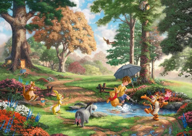 schmidt-spiele-59689-thomas-kinkade-winnie-pooh-puzzle-1000-teile image 1