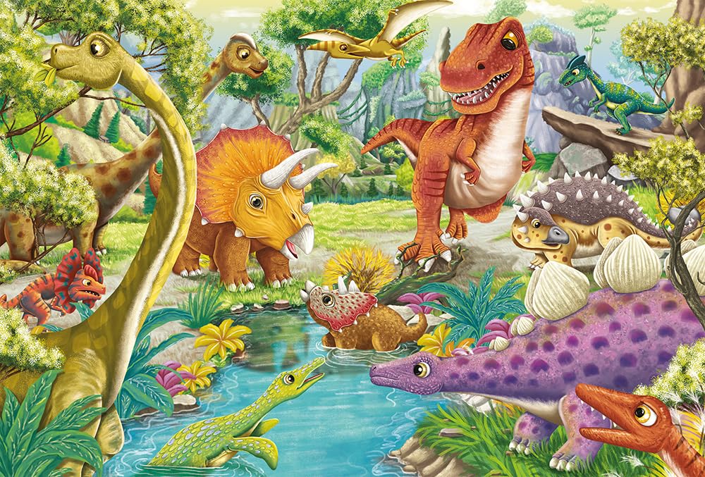 schmidt-spiele-56465-spa-mit-dinosauriern-kinderpuzzle-3x24-teile image 6