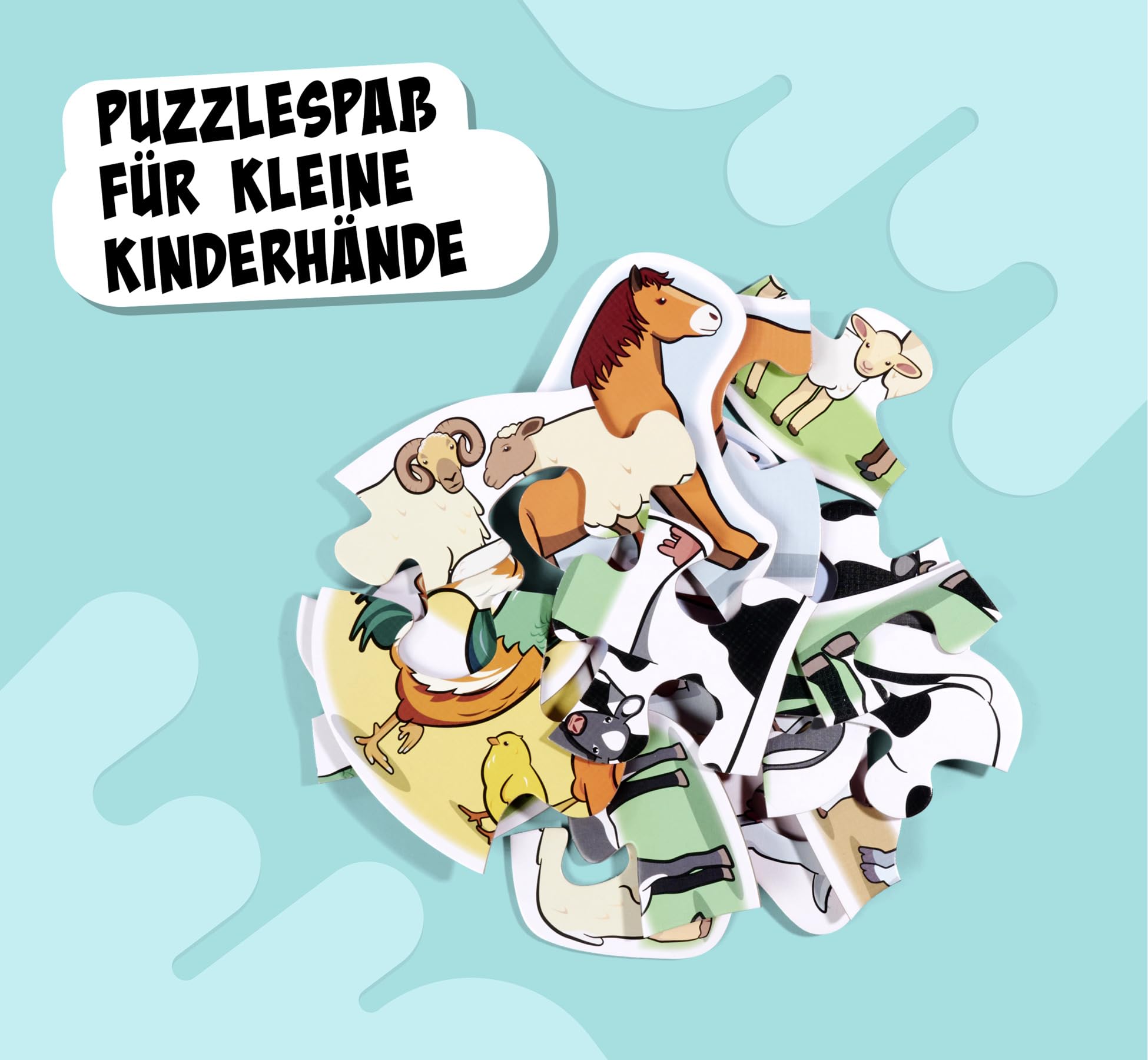 noris-6-erste-puzzles-bauernhoftiere-ab-2-jahren-2-5-teile image 3