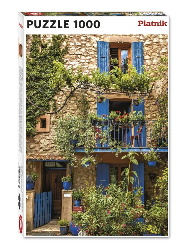 piatnik-5564-blauer-balkon-puzzle-1000-teile image 1