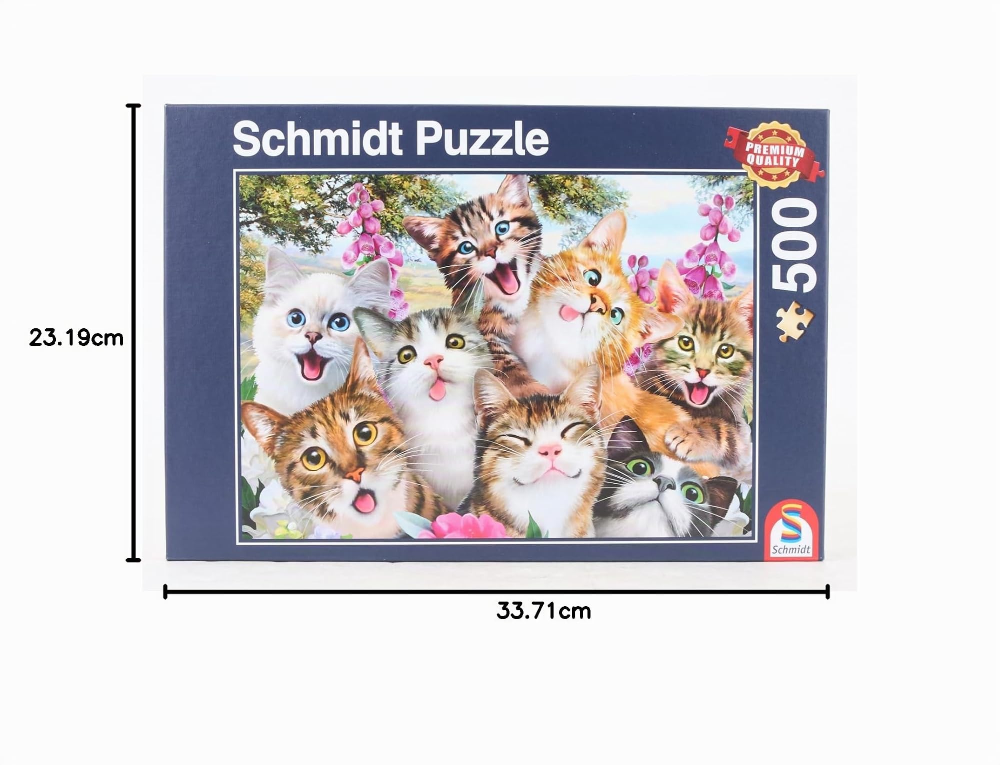 schmidt-thomas-kinkade-katzen-selfie-puzzle-500-teile-48x34-cm image 7