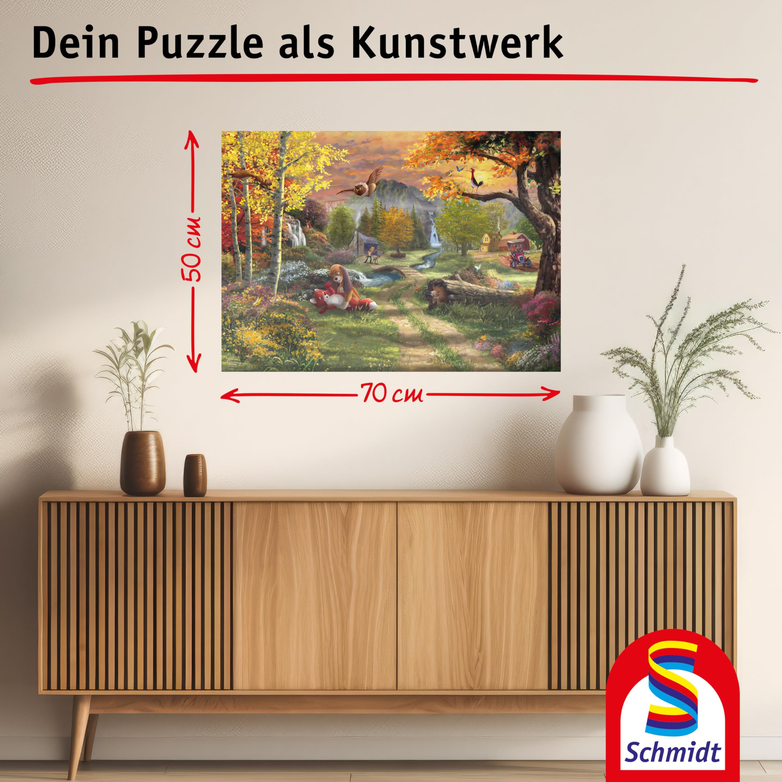 schmidt-thomas-kinkade-disney-fox-and-hound-58050-puzzle-1000-teile image 7