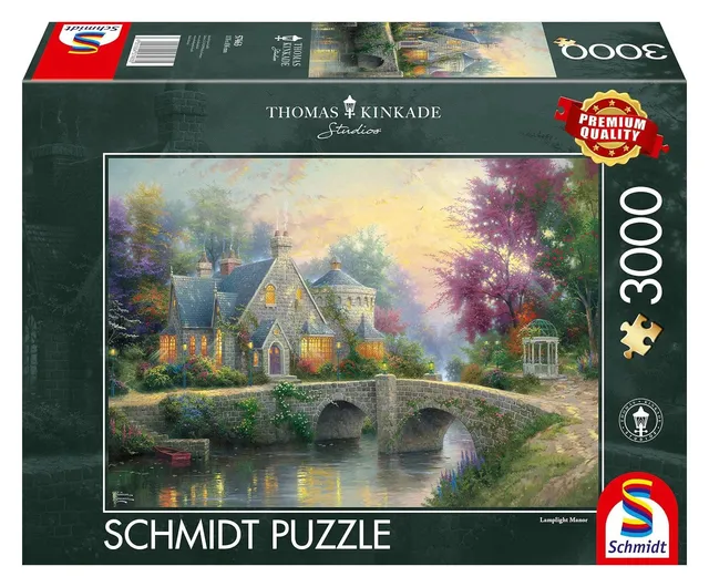 schmidt-spiele-thomas-kinkade-abendstimmung-57463-puzzle-3000-teile image 1