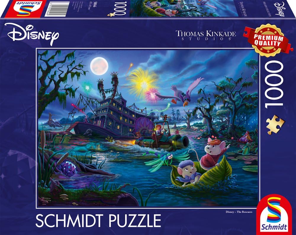 schmidt-thomas-kinkade-disney-bernard-bianca-puzzle-1000-teile image 2