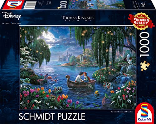 schmidt-spiele-thomas-kinkade-arielle-puzzle-1000-teile-meerjungfrau image 8