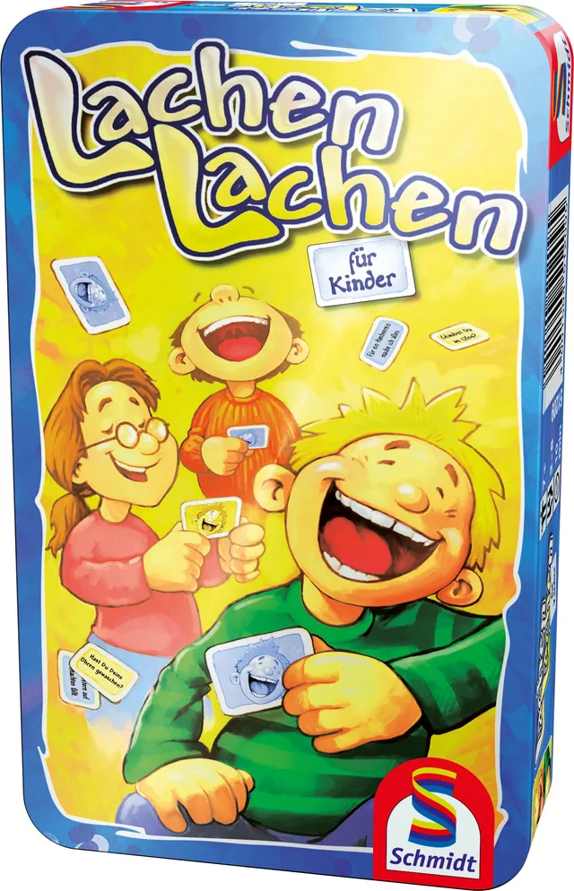 schmidt-spiele-classic-line-lachen-lachen-f-r-kinder-reisespiel-dose image 1