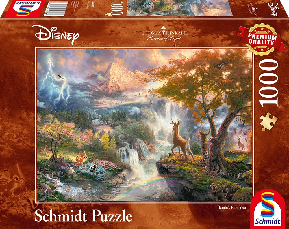 schmidt-spiele-thomas-kinkade-disney-bambi-puzzle-1000-teile image 4